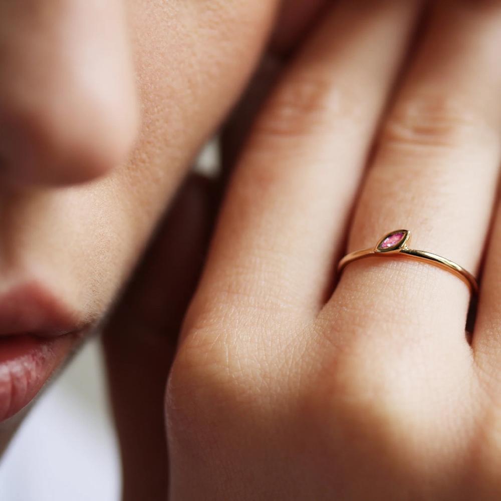 L'exception Bague Georgia 1 Rose Or Sophie D'Agon