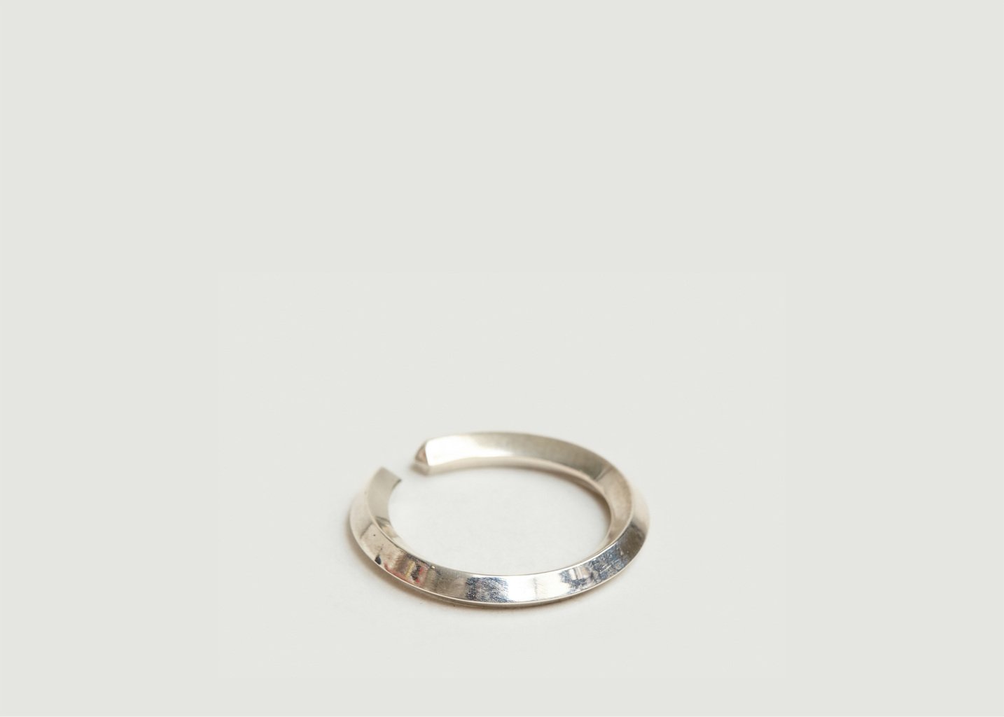 L'exception Bague Jonc Argent Orner