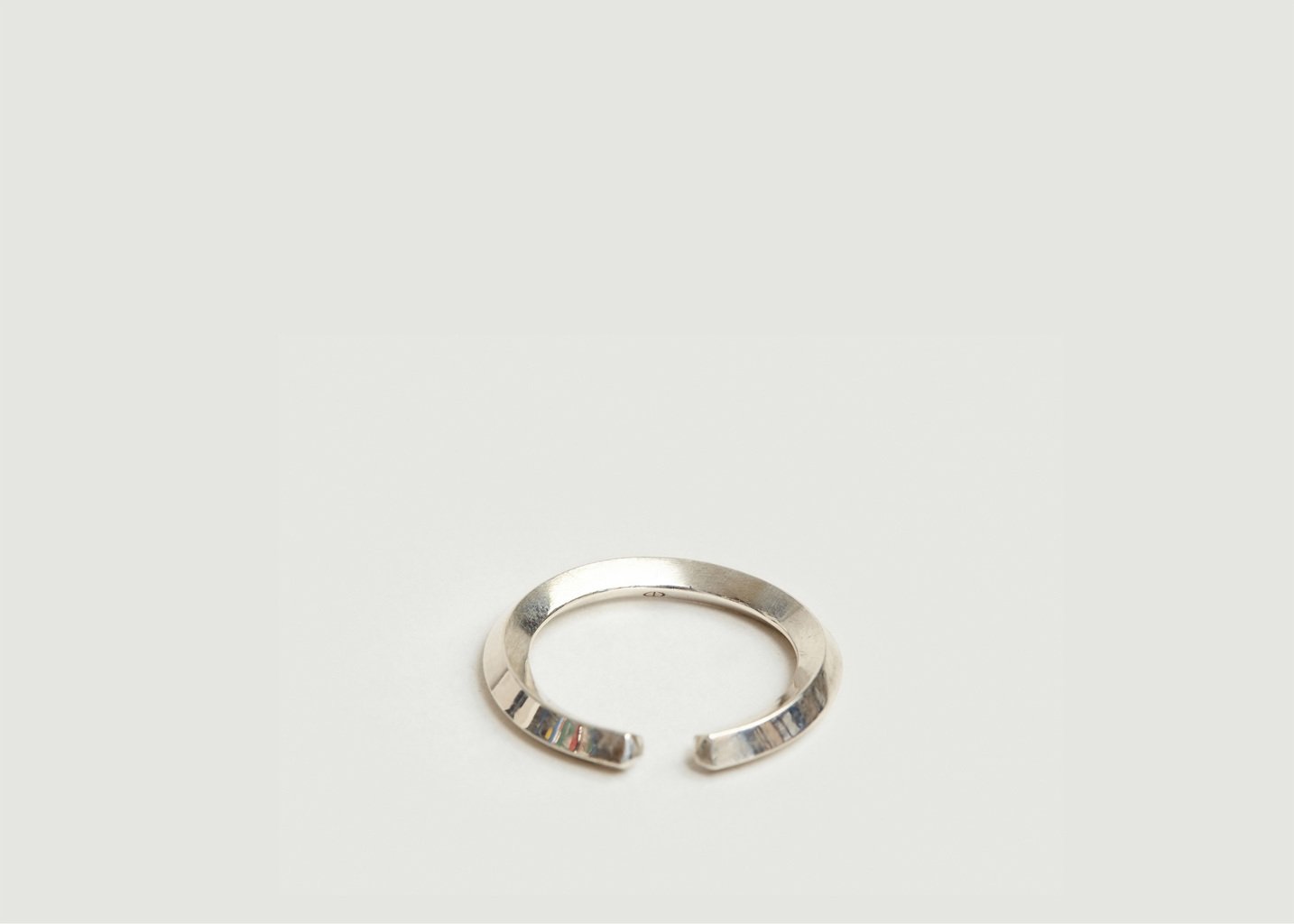 L'exception Bague Jonc Argent Orner