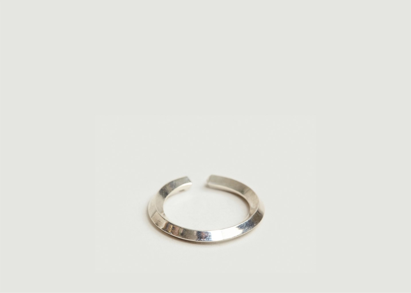 l'exception Bague Jonc Argent Orner