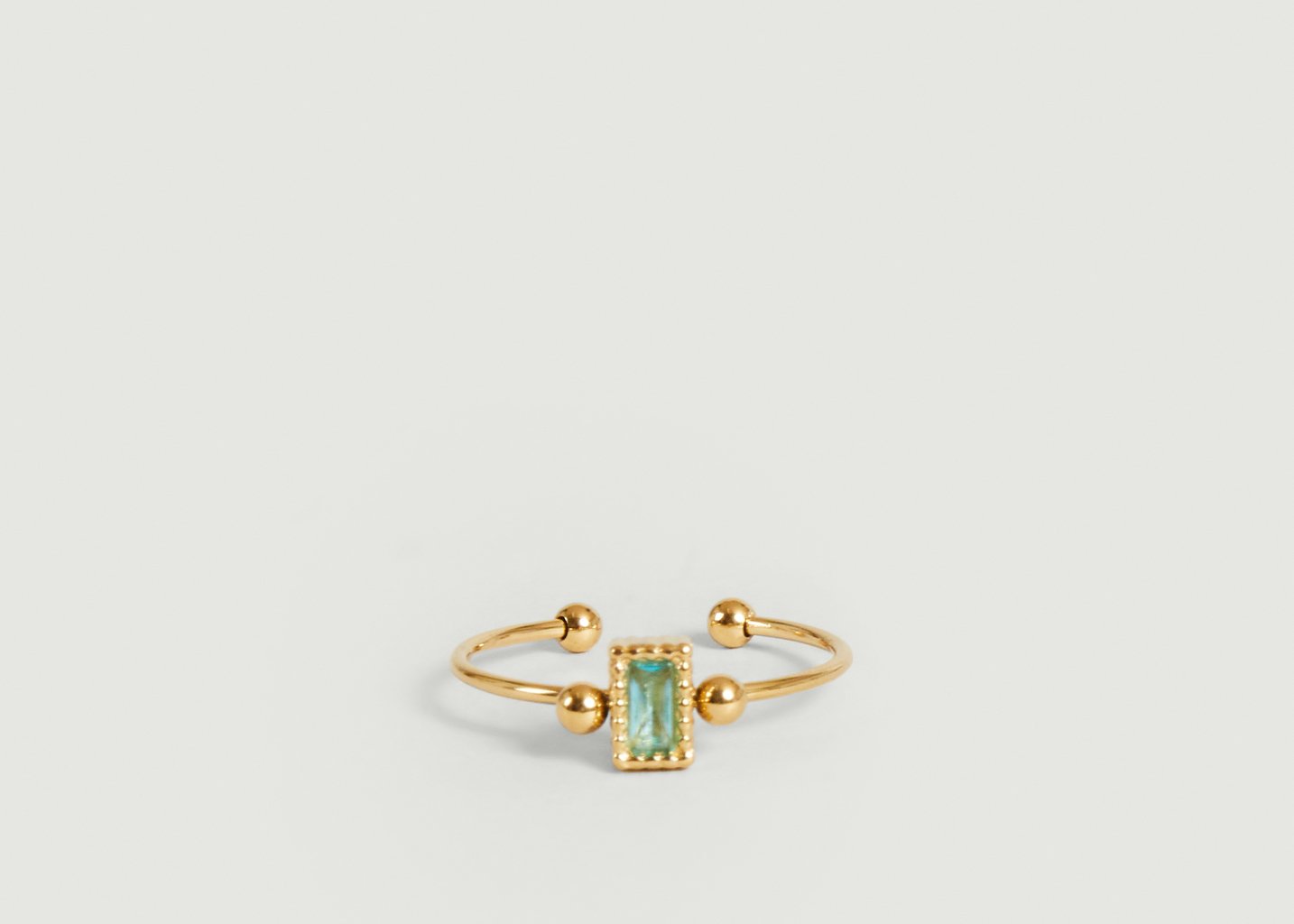 l'exception Bague Lilia Vert Horizon&joyas