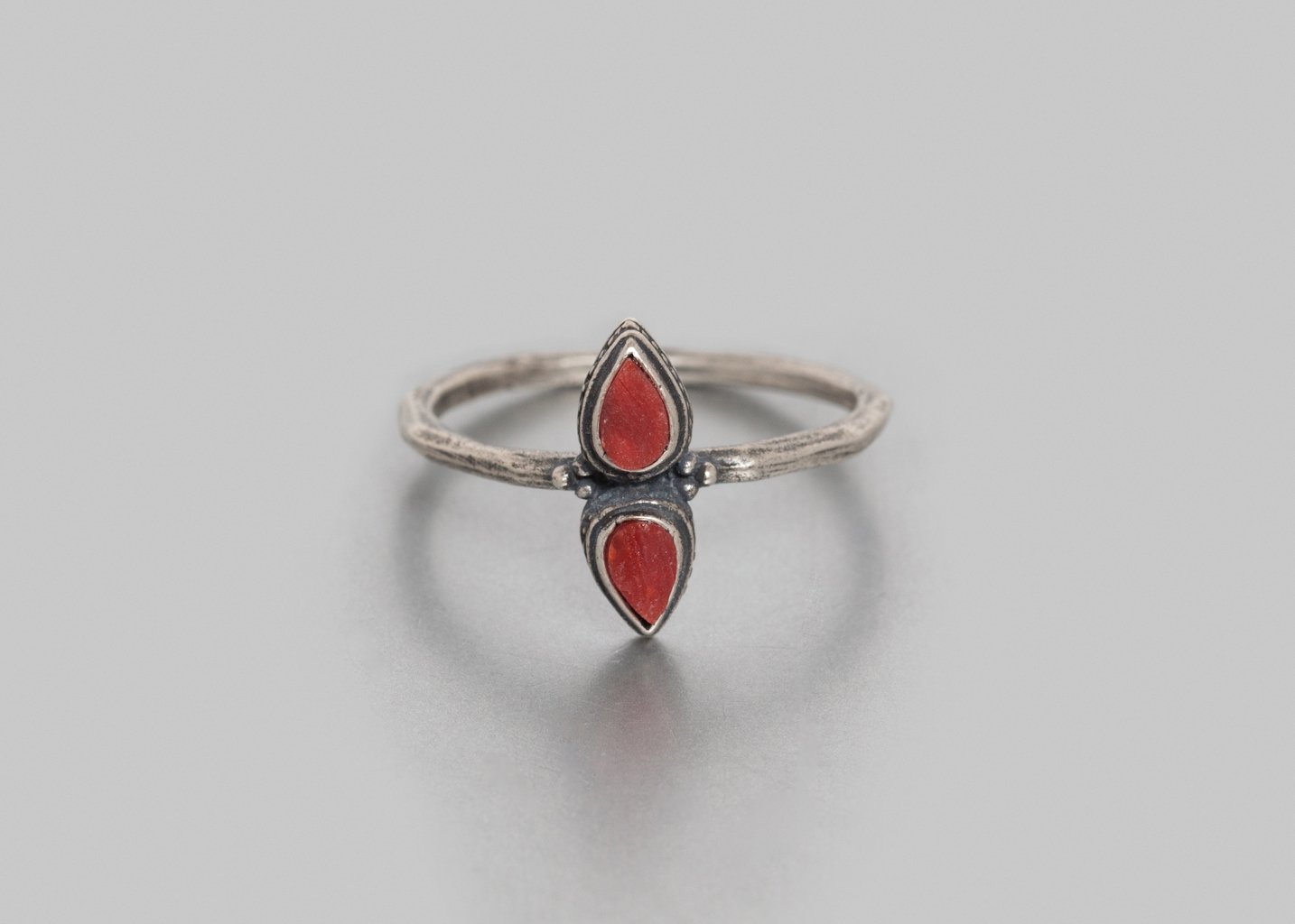 l'exception Bague Nomade Corail Daphné Dasque