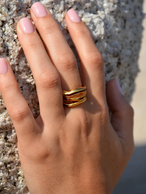 L'exception Bague Sirocco Or Aerea Studio