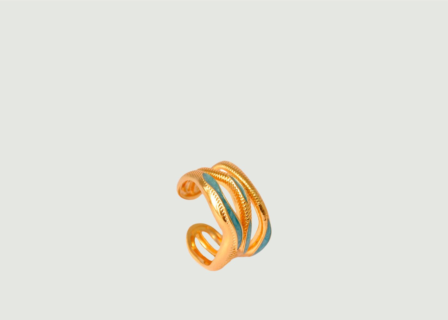l'exception Bague Sirocco Or Aerea Studio