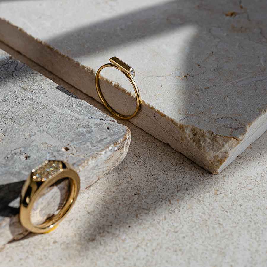 L'exception Bague Sunbeam Or Maren Jewellery