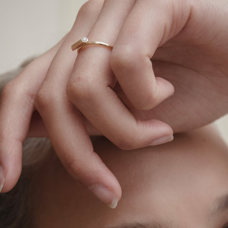 L'exception Bague Sunbeam Or Maren Jewellery