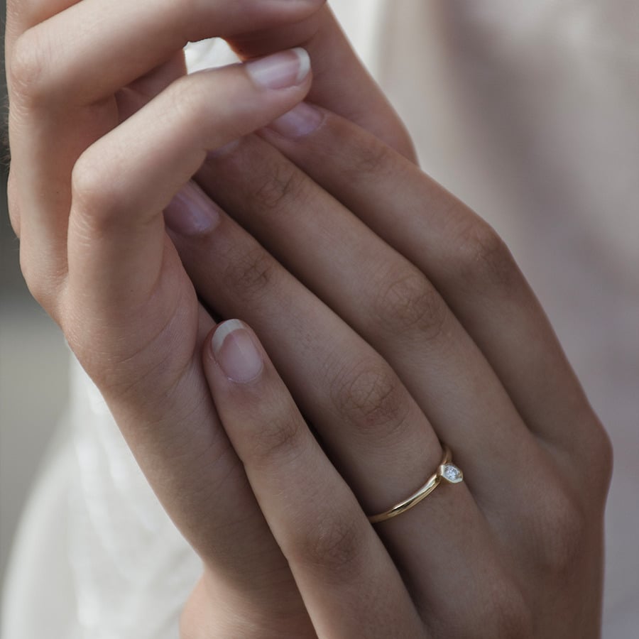 L'exception Bague Sunray Or Maren Jewellery