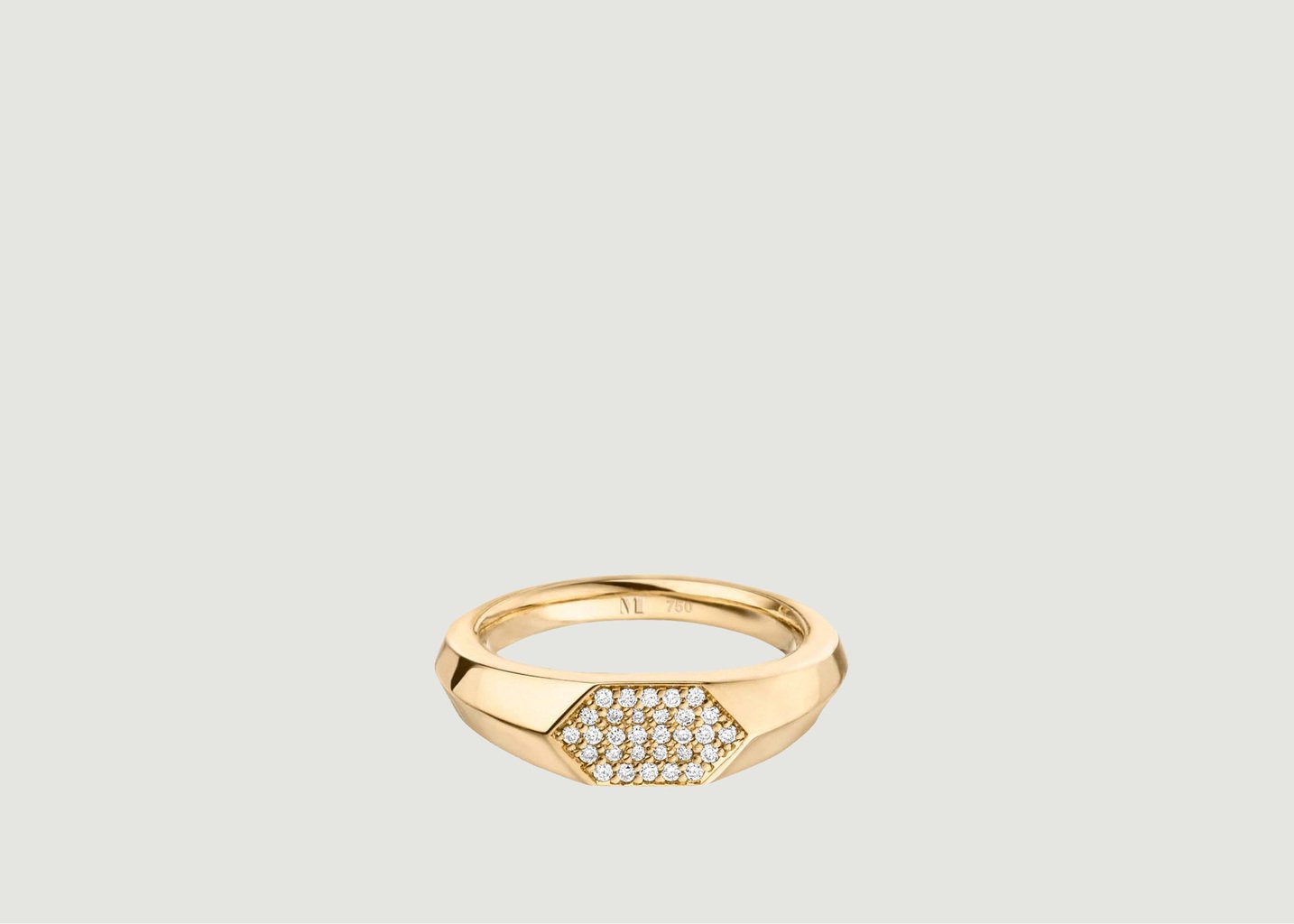 l'exception Bague Sunray Signet Or Maren Jewellery
