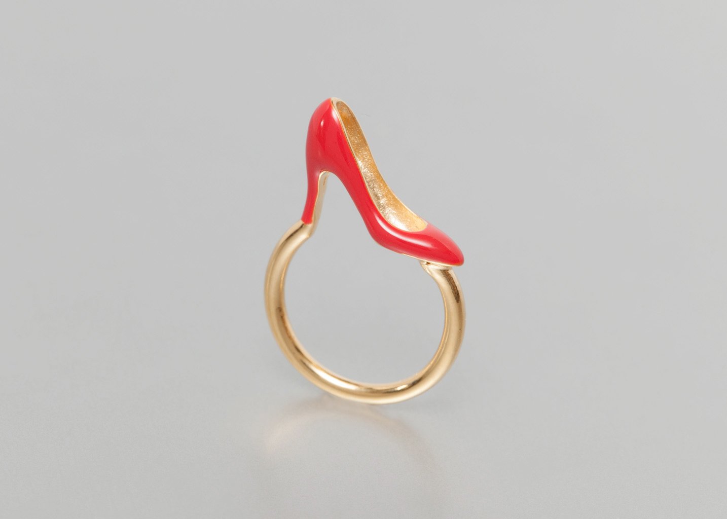 l'exception Bague Talon Rouge Miss Bibi