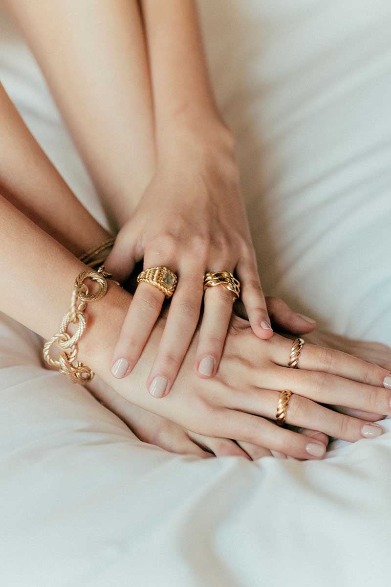 L'exception Bague Vittoria Or Bonanza Paris