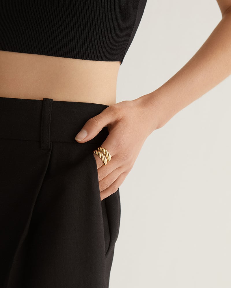 L'exception Bague Vittoria Or Bonanza Paris