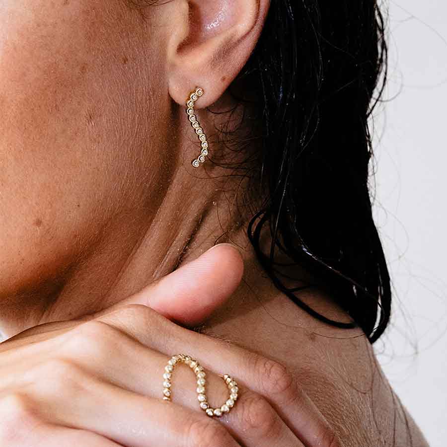 L'exception Bague Wave Or Maren Jewellery