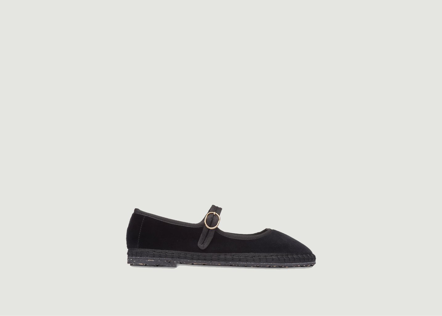 l'exception Ballerine Antonia Noir Flabelus