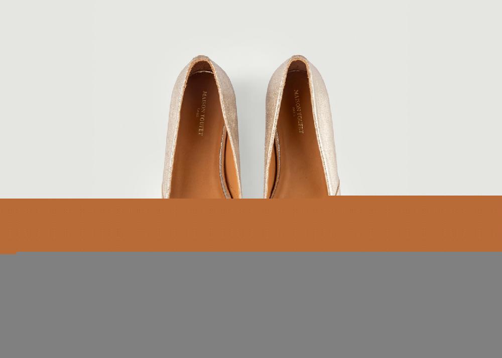 L'exception Ballerine Chiara Or Maison Toufet
