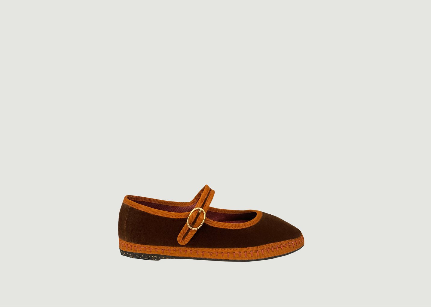 l'exception Ballerine Frida Marron Foncé Flabelus