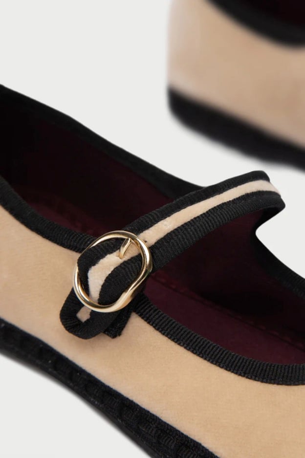 L'exception Ballerine Theodora Crème Flabelus