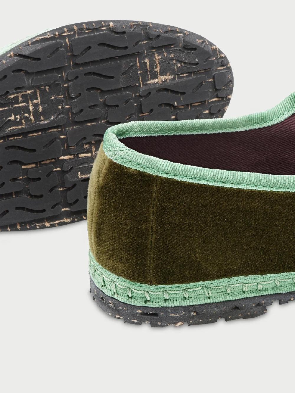 L'exception Ballerine Vera Olive Flabelus