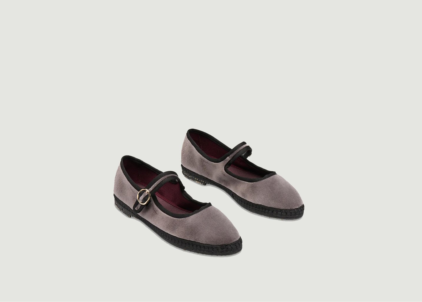 L'exception Ballerines Brida Gris Flabelus