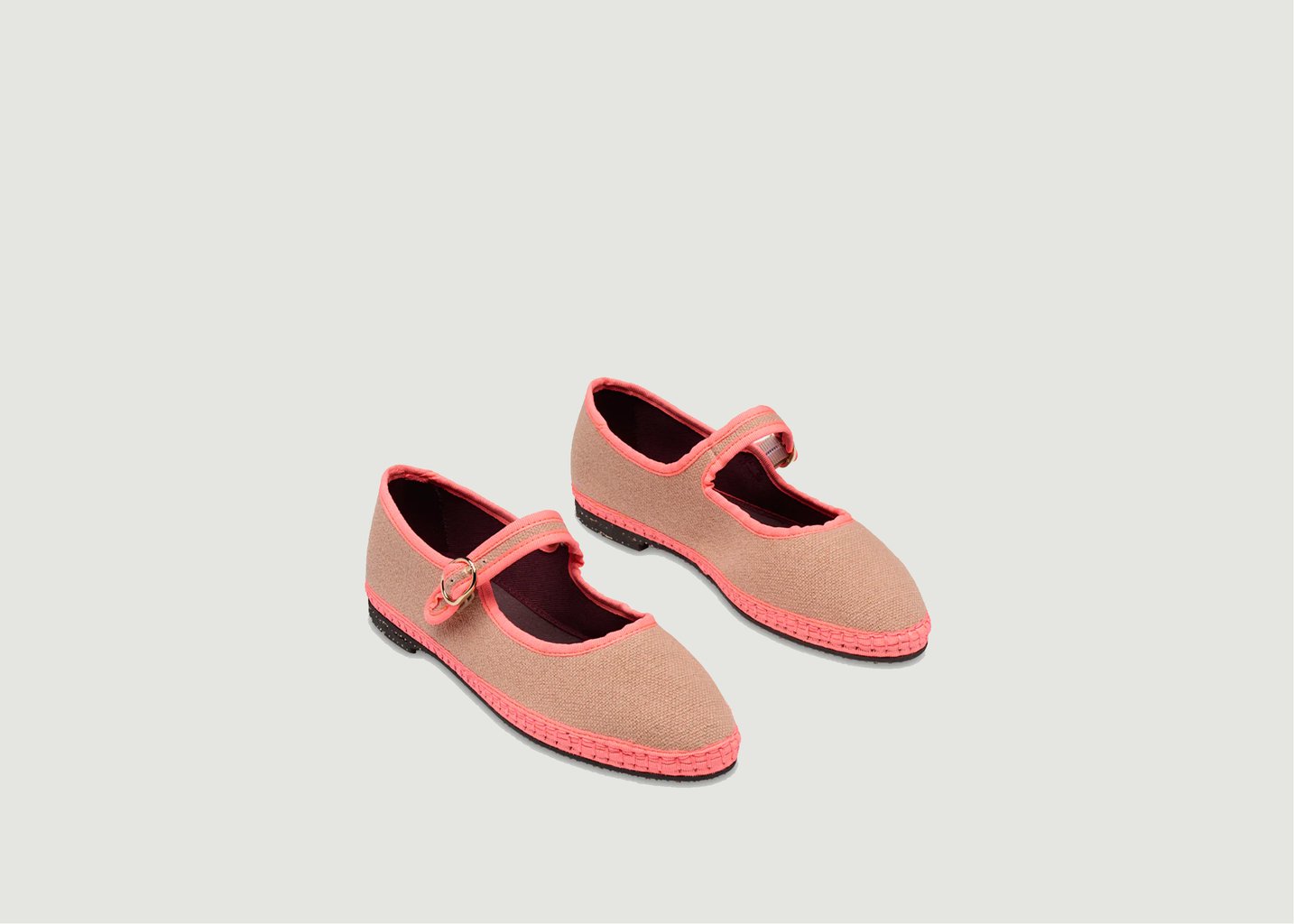 L'exception Ballerines Dent Rose Flabelus