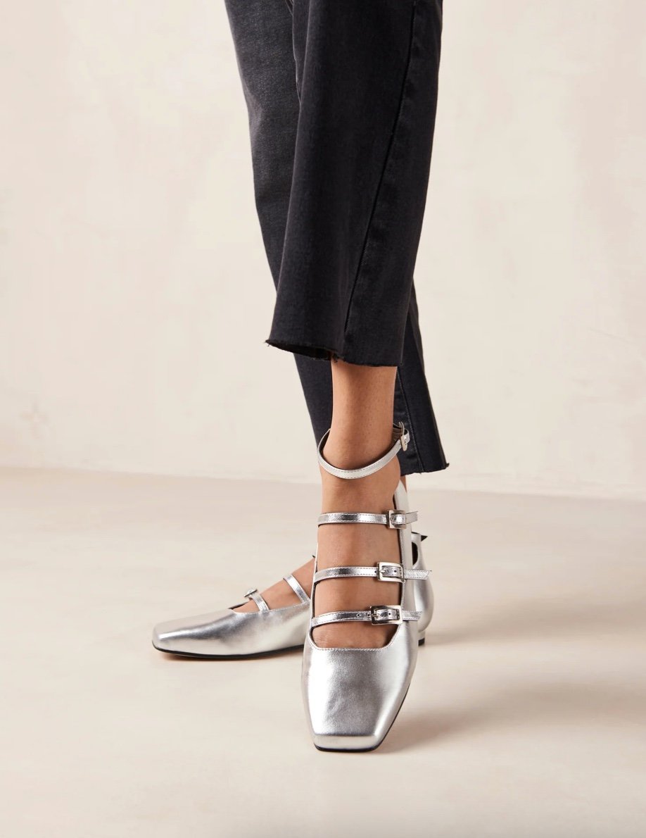 L'exception Ballerines Luke Argent Alohas