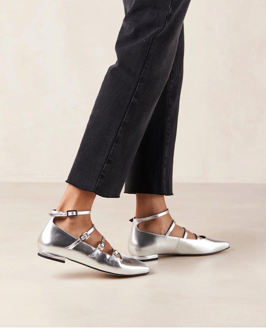L'exception Ballerines Luke Argent Alohas