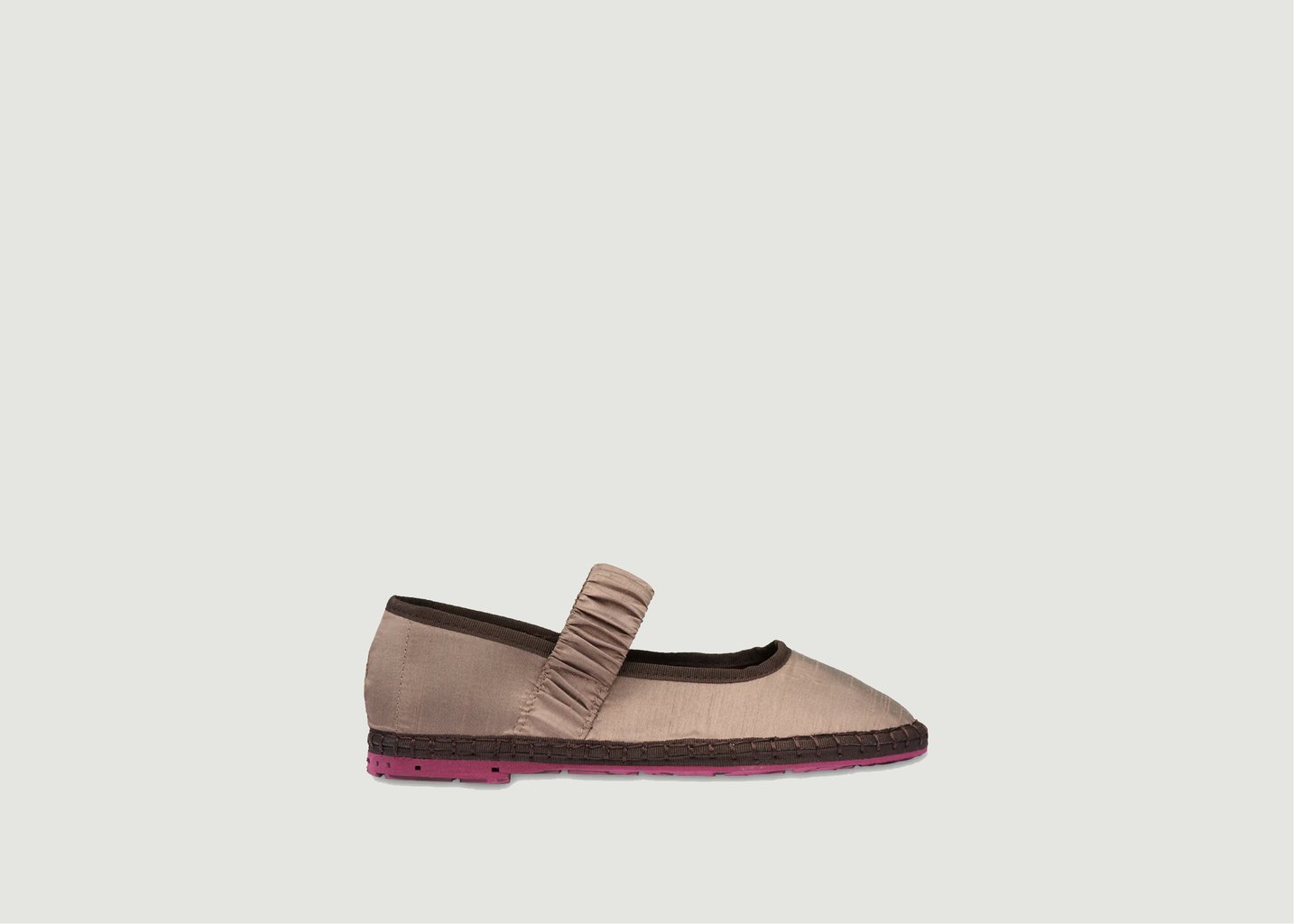 l'exception Ballerines Mafalda Argent Flabelus