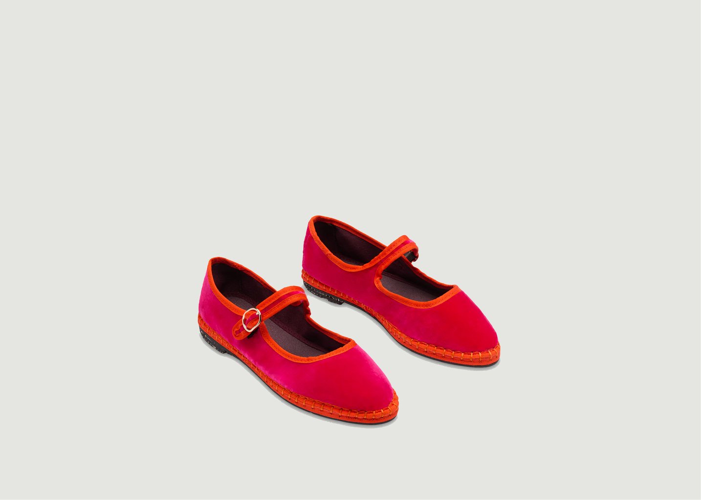 L'exception Ballerines Nana Fuchsia Flabelus