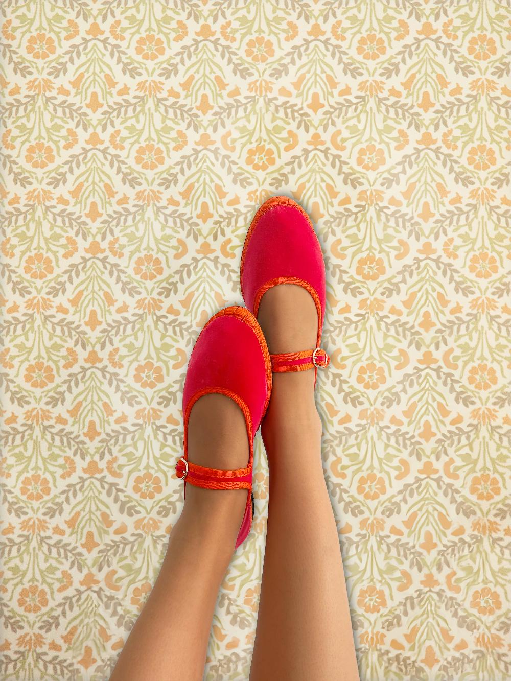 L'exception Ballerines Nana Fuchsia Flabelus