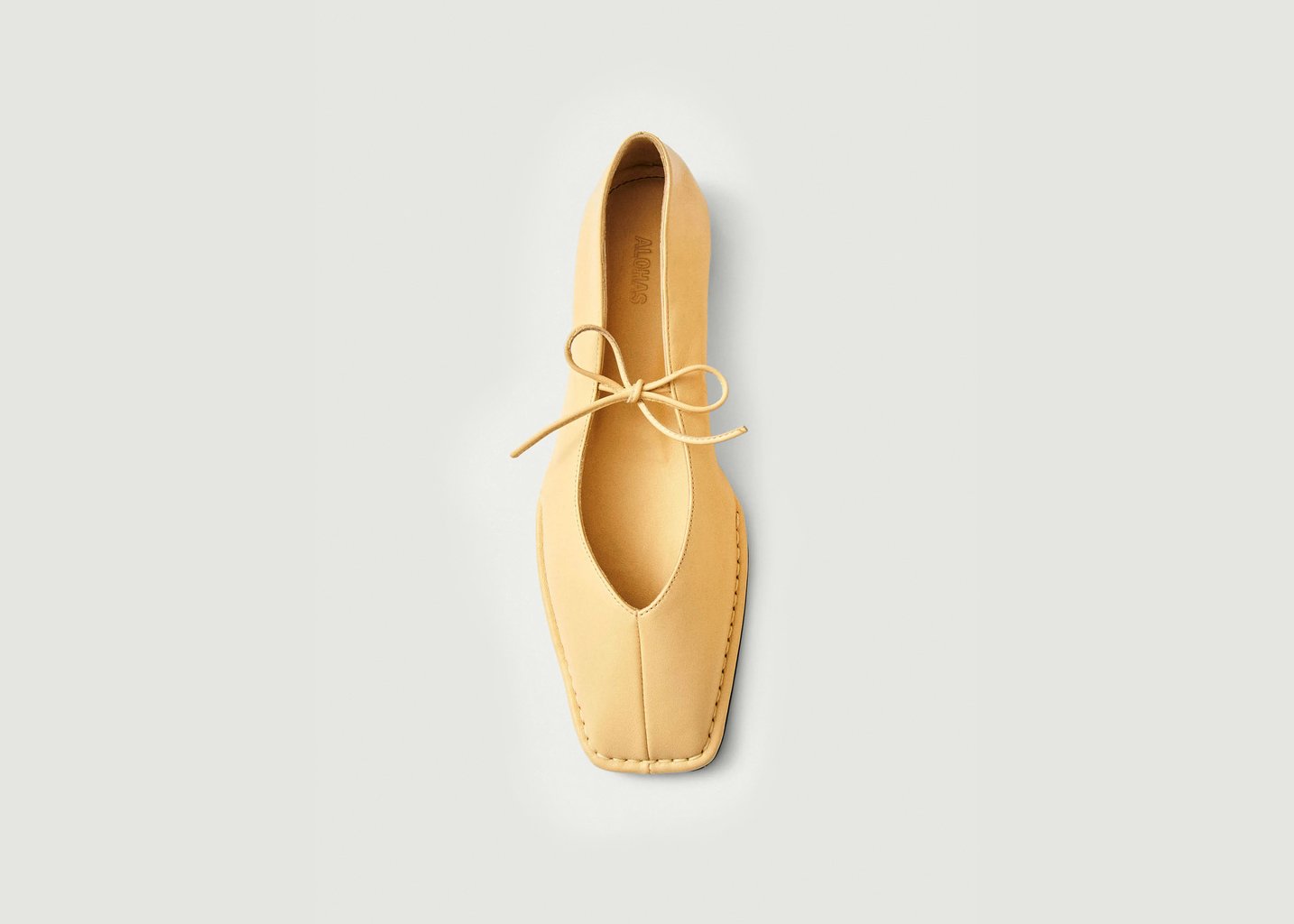 L'exception Ballerines Sway Vanille Jaune Alohas
