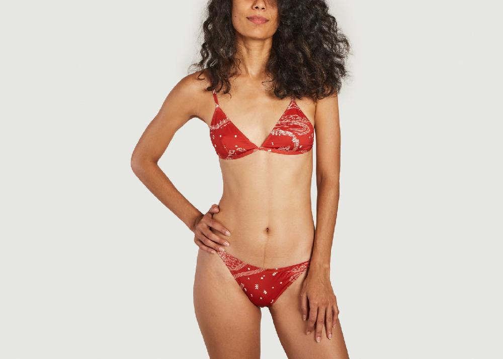 L'exception Bas De Maillot De Bain Rouge Roseanna