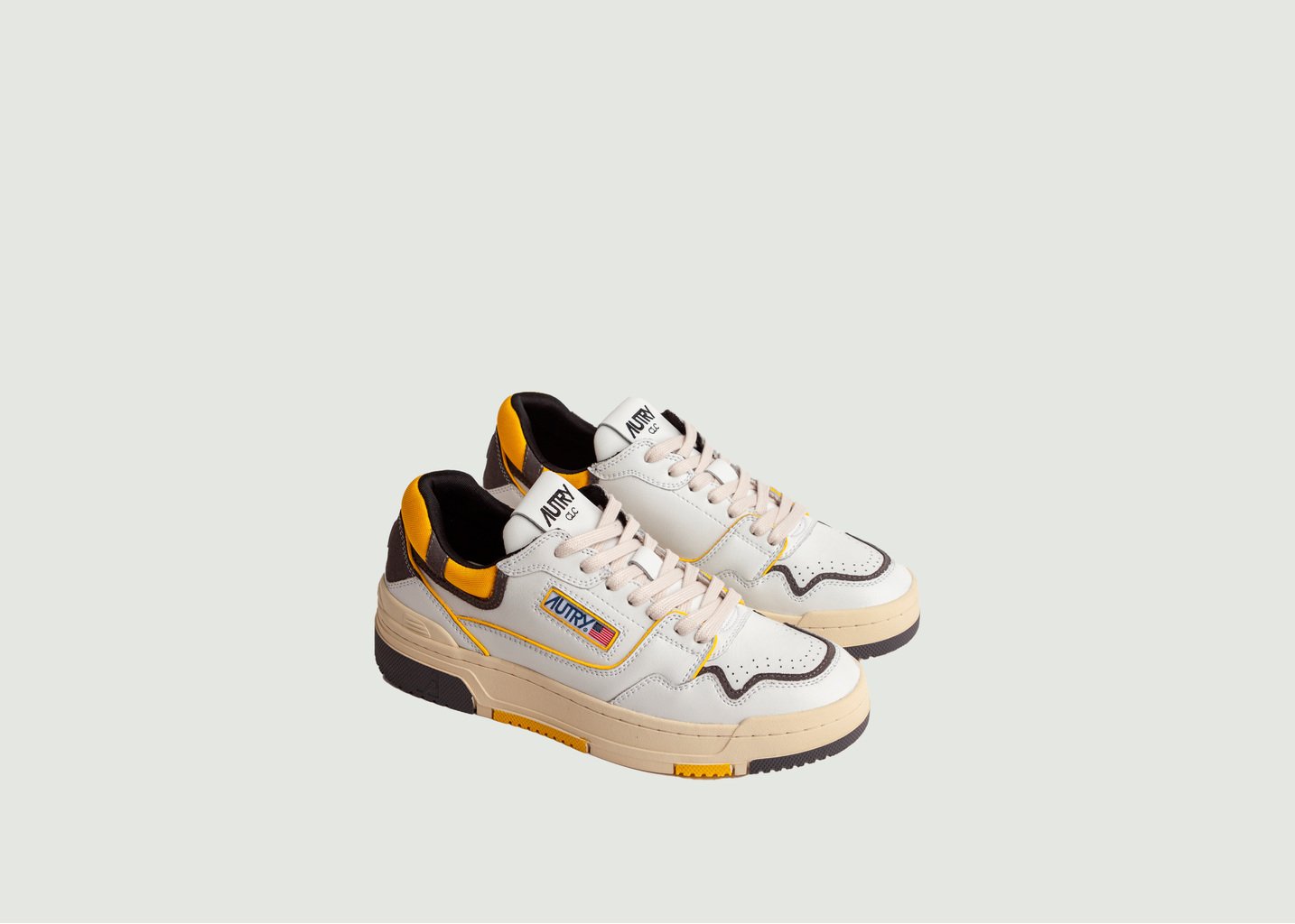 L'exception Basket CLC En Cuir Blanc AUTRY