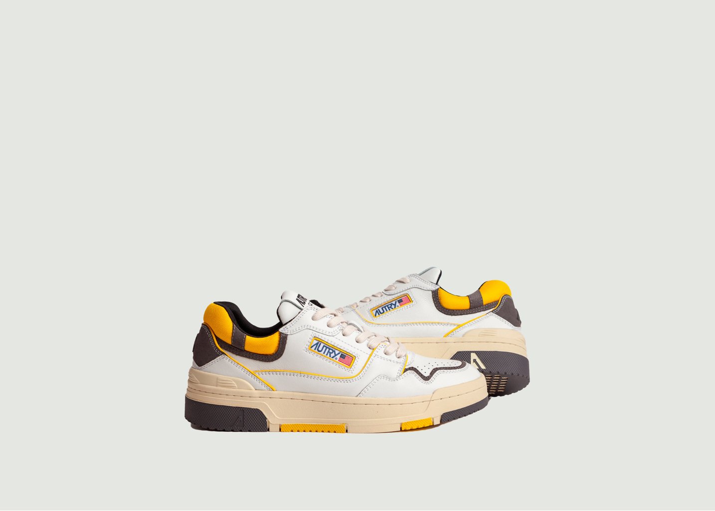 L'exception Basket CLC En Cuir Blanc AUTRY
