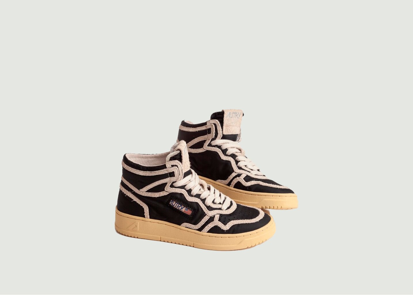 L'exception Basket Medalist Mid Nylon Noir AUTRY