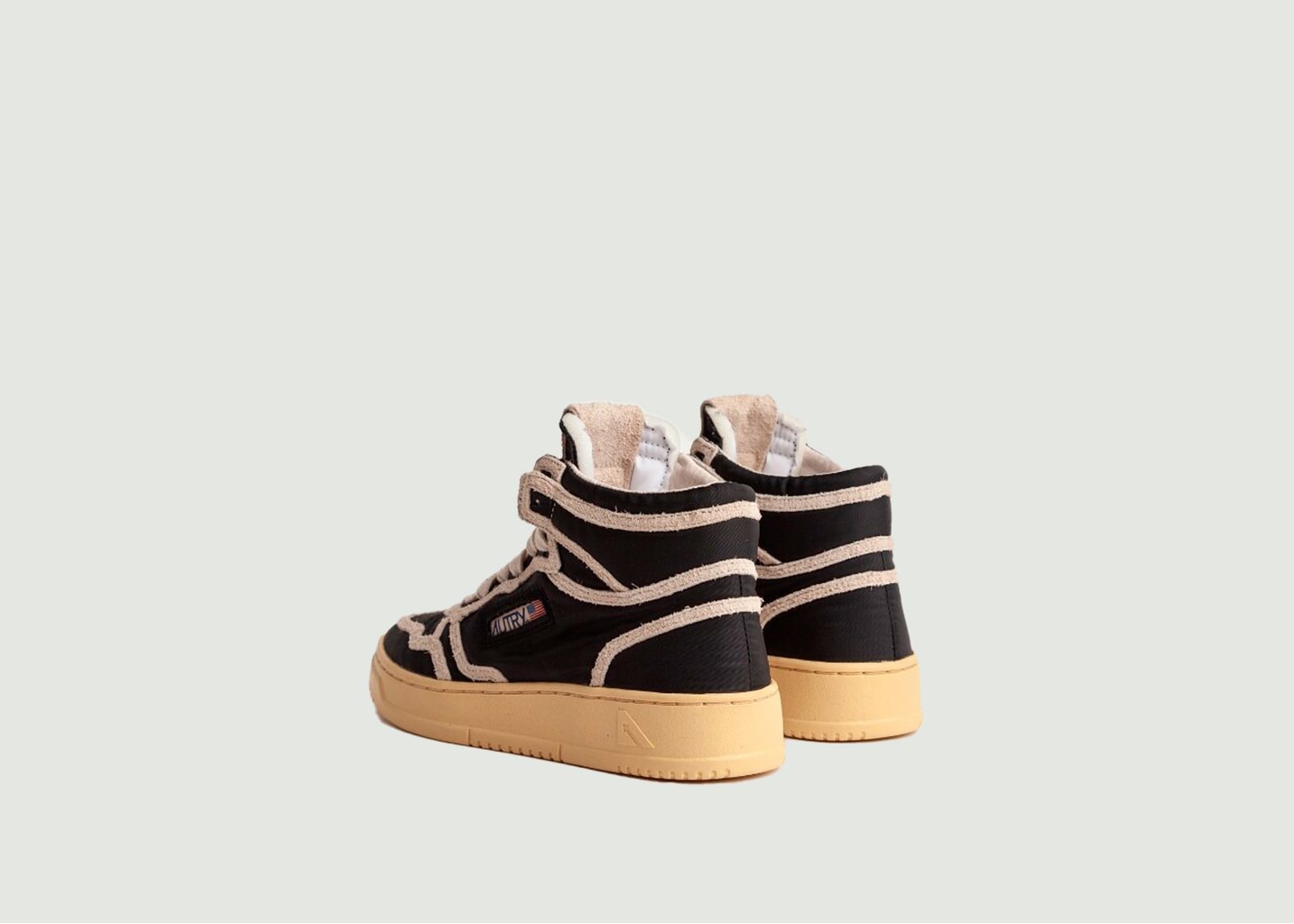 L'exception Basket Medalist Mid Nylon Noir AUTRY
