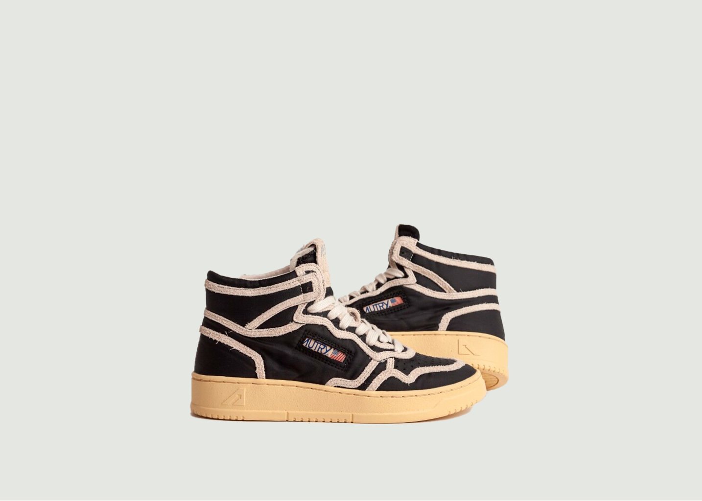 L'exception Basket Medalist Mid Nylon Noir AUTRY