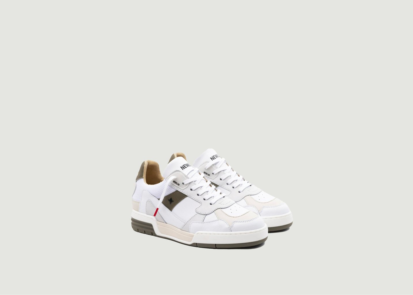L'exception Basket Olive Multicolore Newlab