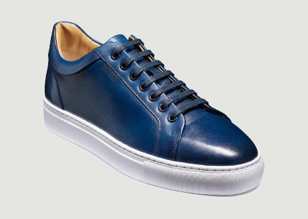 l'exception Basket Sam Bleu Marine Barker Shoes