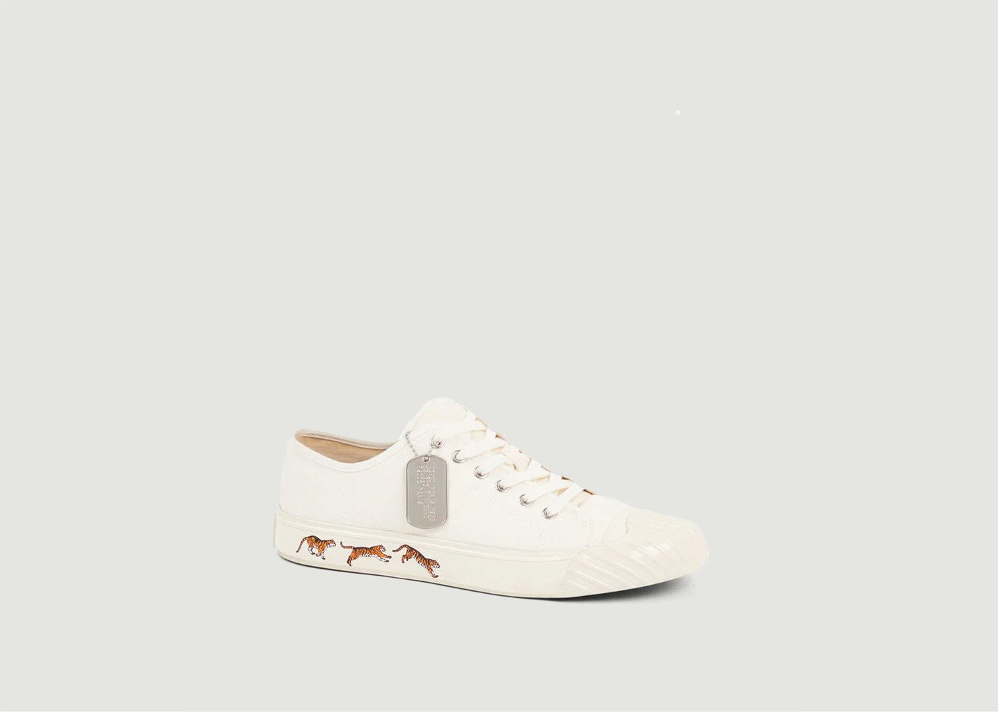 l'exception Baskets basses Kenzoschool Ecru Kenzo