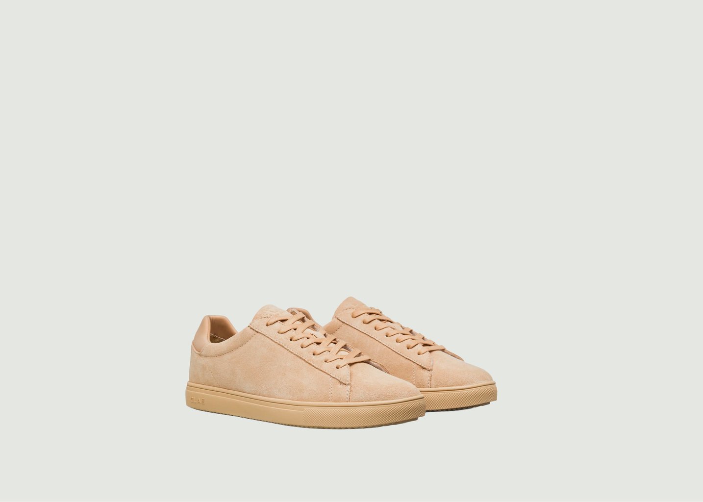 L'exception Baskets Bradley Suède Beige Clae