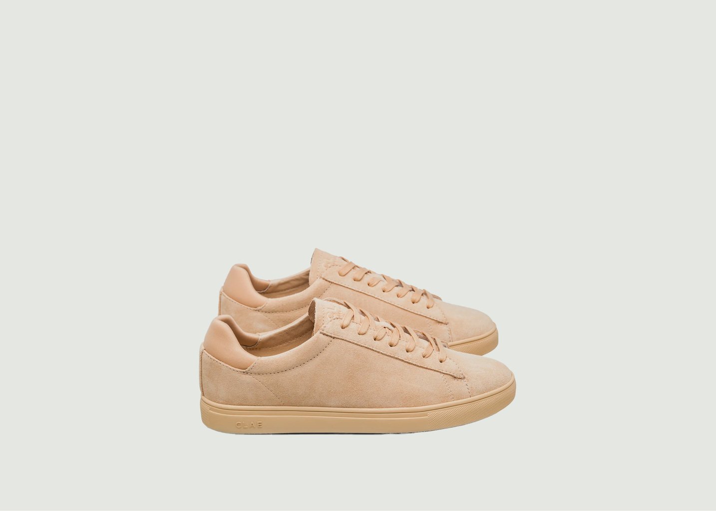 L'exception Baskets Bradley Suède Beige Clae