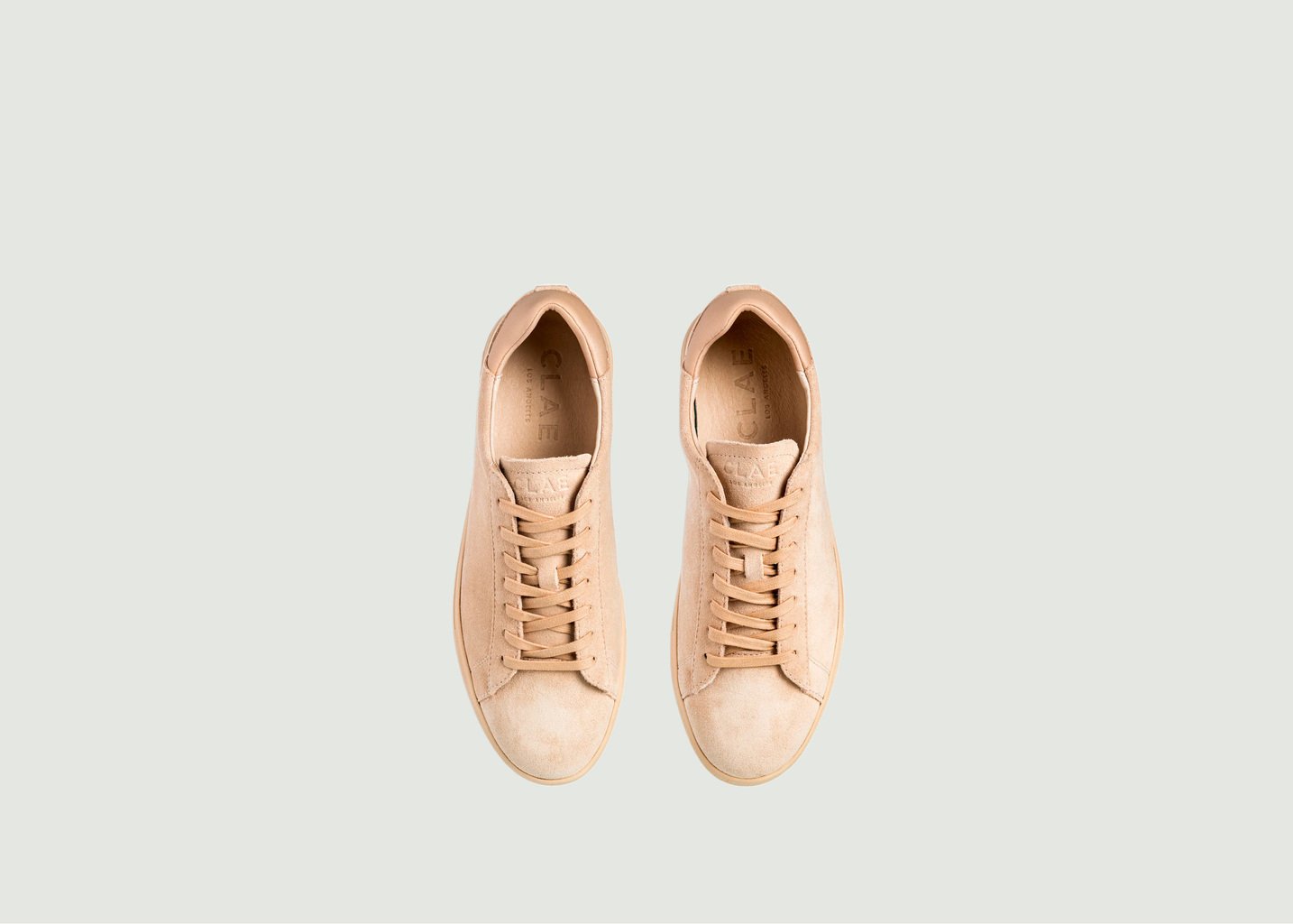 L'exception Baskets Bradley Suède Beige Clae