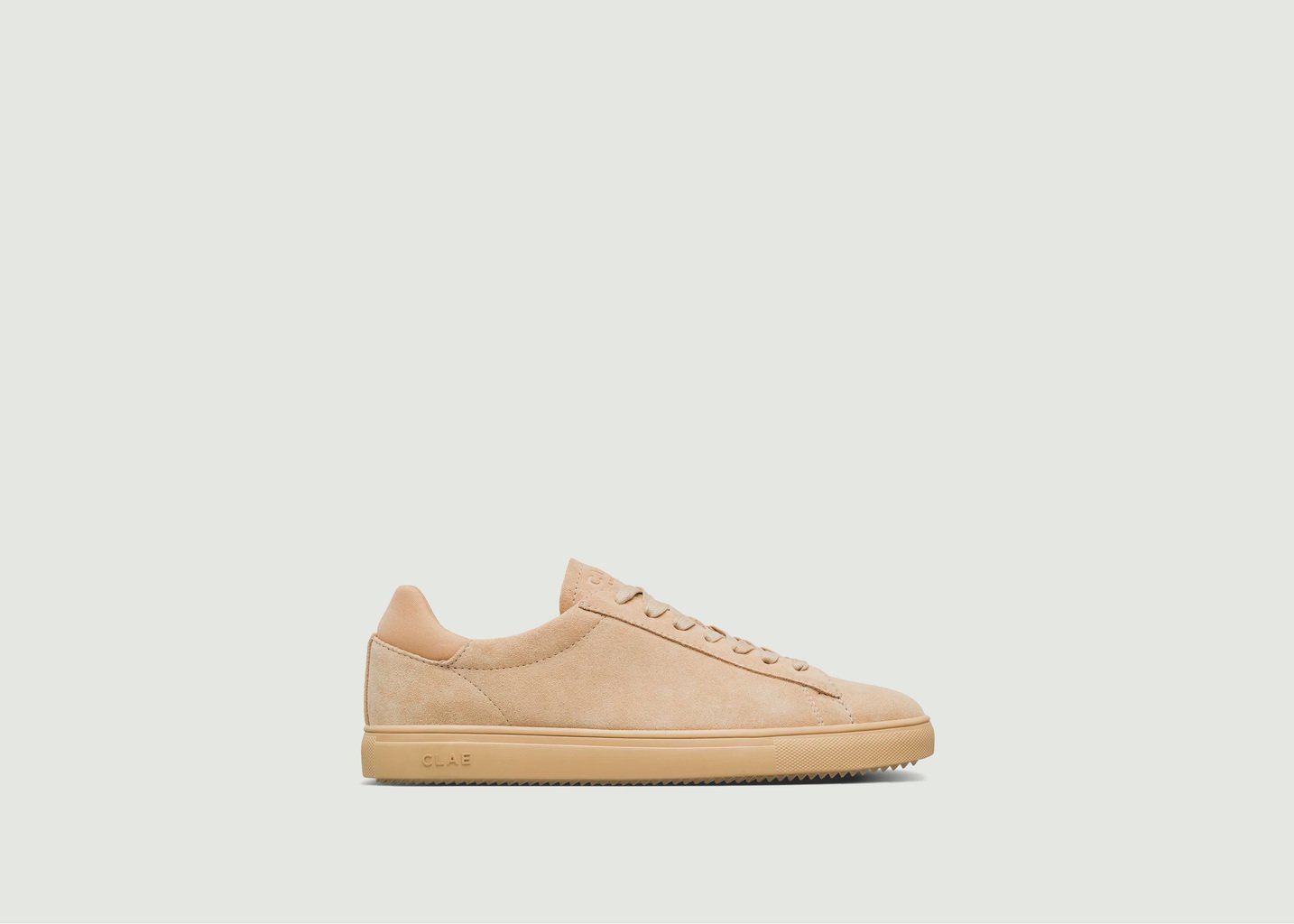 l'exception Baskets Bradley Suède Beige Clae