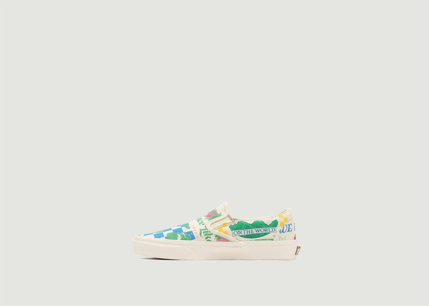 L'exception Baskets Classic Slip On Ecru Vans