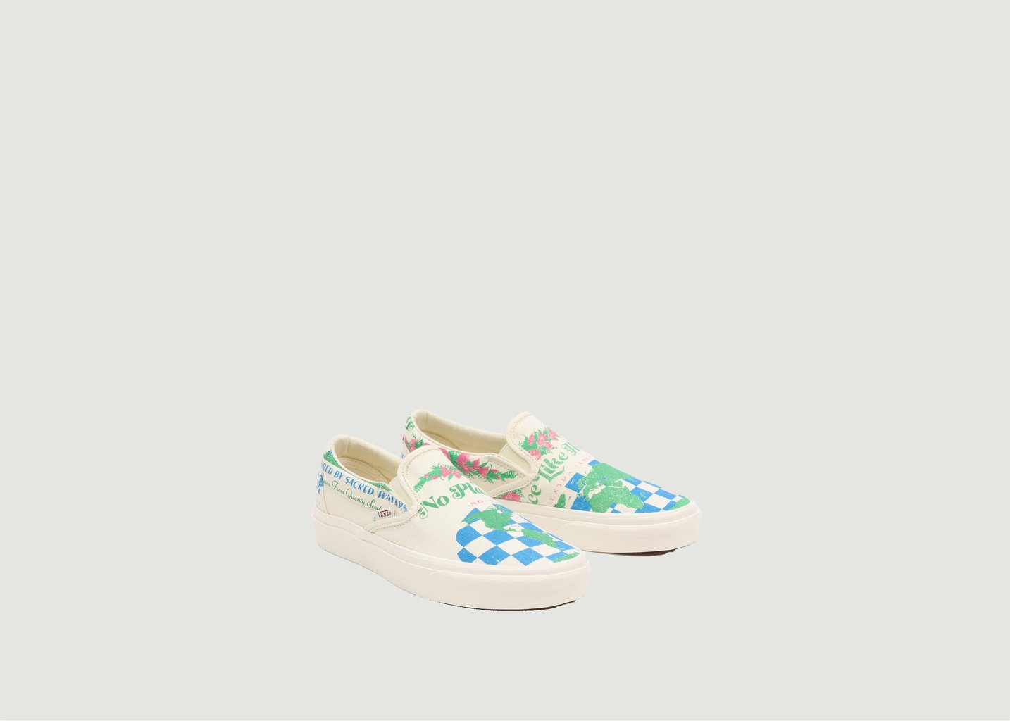 L'exception Baskets Classic Slip On Ecru Vans