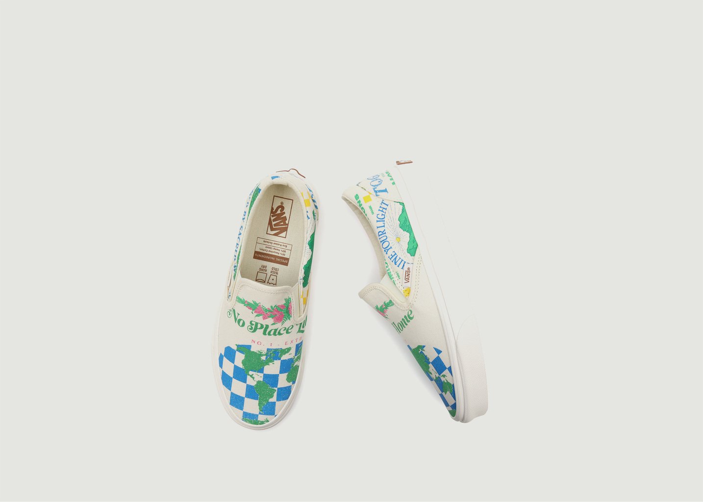 L'exception Baskets Classic Slip On Ecru Vans