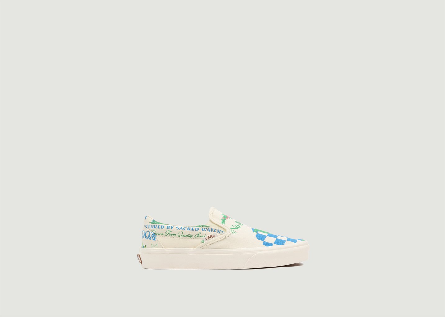 l'exception Baskets Classic Slip On Ecru Vans