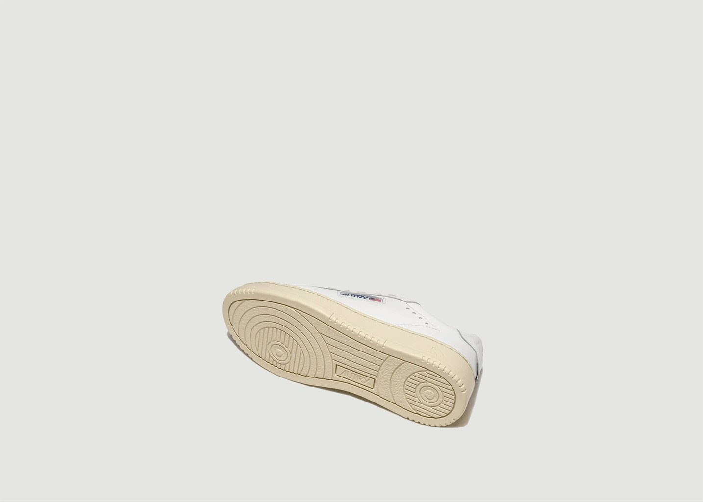 L'exception Baskets Dallas En Cuir Blanc AUTRY