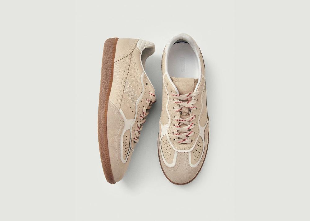 L'exception Baskets En Cuir Tb.490 Crème Alohas