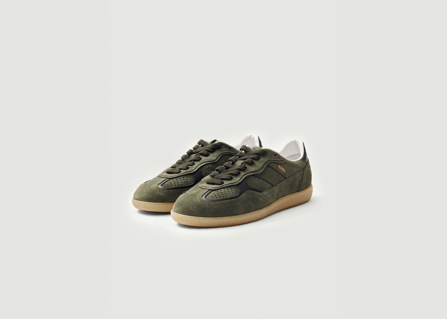 L'exception Baskets En Cuir Tb.490 Olive Alohas