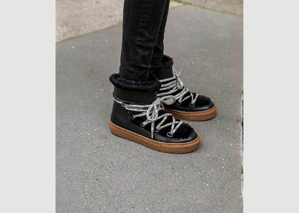 L'exception Baskets Erica Noir Maison Toufet